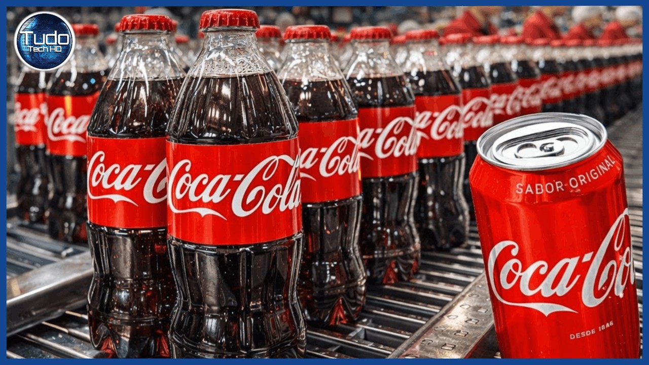 Como é feita a Coca-Cola. Processo Industrial de Fabricação da Coca-Cola - História e Segredos