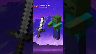 Iron Sword vs Piglin 😱 Can It Defeat Nether Warrior? | Minecraft #shorts