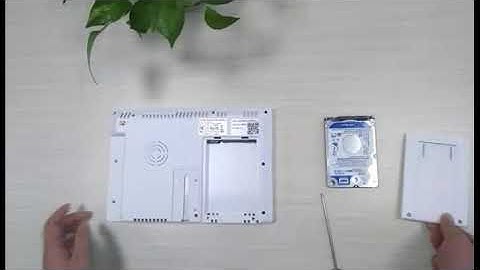 9 inch Touch Screen NVR Kit  HDD Installation