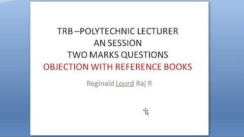 TRB POLYTECHNIC 2021 Mechanical (AN session) Objection to Answer Keys - 2 marks with Reference