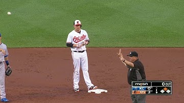 KC@BAL: Trumbo lines a two-run double in the 1st