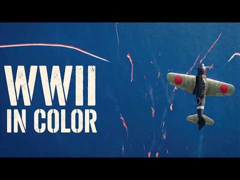 The Brutal Reality of WWII Air Combat. Restored Historical Footage In Color