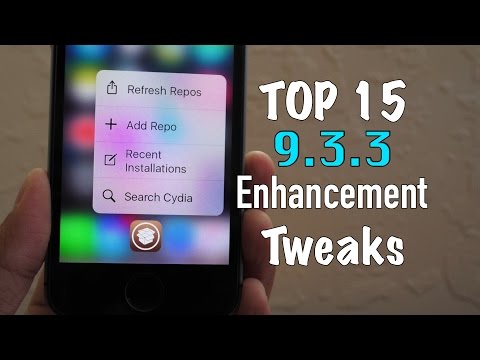 Top 15 Enhancement Tweaks (Free) iOS 9.3.3