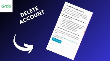 how to delete grab account