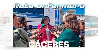 Así ha sido el primer día de la Ruta Enfermera en Cáceres