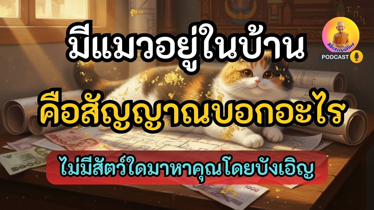 มีแมวอยู่ในบ้าน คือสัญญาณบอกอะไร? | ไม่มีสัตว์ใดมาหาคุณโดยบังเอิญ! เปิดกรรม 3 ข้อที่ซ่อนอยู่