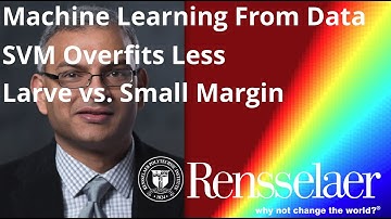 24-a LFD: SVM overfits less. Large margin is better than small margin.