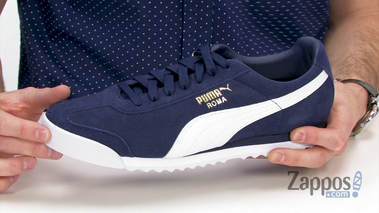 puma roma suede blue