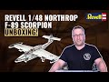 Revell 148 northrop f89 scorpion  model kit unboxing  review  askhearns