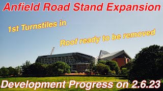 Anfield Road Stand Expansion Update 85 (2.6.23).