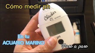 Cómo medir PH MARINO test hanna checker 💦🐬 ph agua salada by Guppy Lovers 278 views 2 years ago 4 minutes, 25 seconds