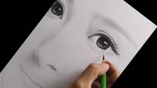 How to Draw Realistic Eye with pencil
