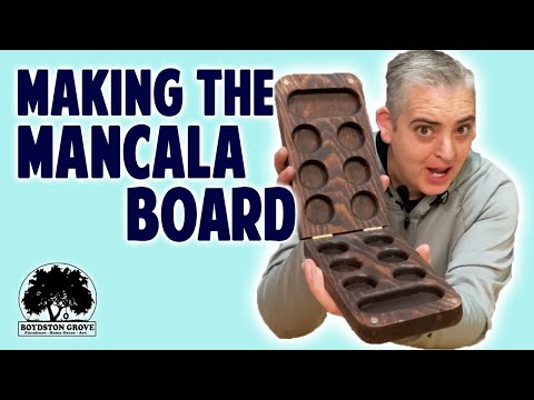 How To Make The Mancala Game Board // Easy Woodworking Project!!