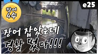 자연산 장어 잡기 참 쉽죠! 그런데 경찰 출동! #풍천장어tv #장어잡기 #장어낚시