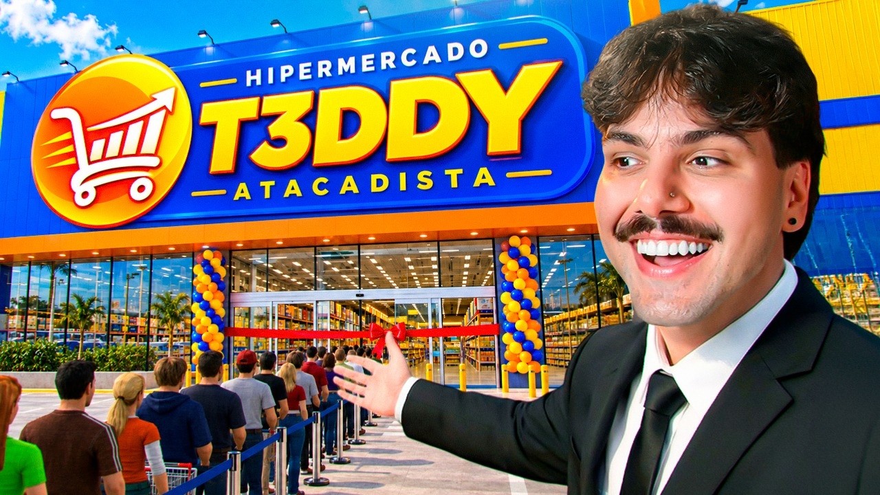 eu ABRI o MAIOR HIPERMERCADO DE TODOS OS TEMPOS
