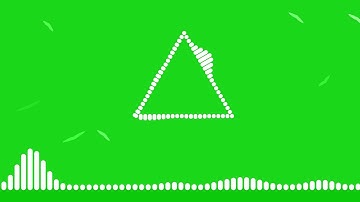Triangle Audio Spectrum Visualizer Green Screen HD | Avee Player Template | #189