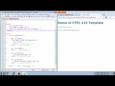 CTEC 122 - Making Web Page Changes and Uploading