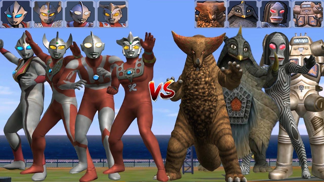 UFE: Evil Digga/Ultraman taro/Ultraman/Ultraman Leo vs Gomorrah/Bemenstein/Dada/King Joe