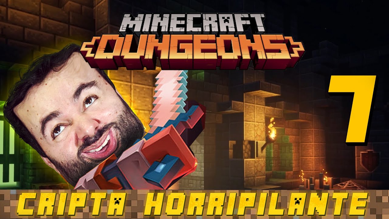 MINECRAFT DUNGEONS #7 - Cripta Horripilante | NÍVEL SECRETO! - YouTube