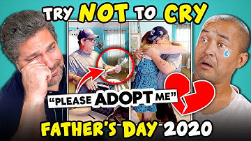 Dads React To Try Not To Cry Challenge (Father