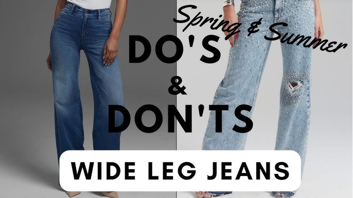 WIDE-LEGGED JEANS LOOKBOOK (for short, 150cm 411 girls) 👖💕