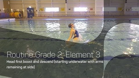 Head First Boost And Descend | Synchronised Swimming Routines