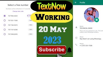 TextNow working Method | How to create TextNow account | How to create Fake Whatsapp account|TextNow