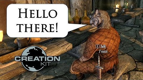 How to Make a Follower Mod Like Lucien Flavius - Part 4 - Saying Hello - Skyrim Creation Kit