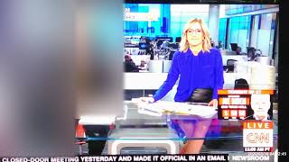 Alisyn Camerota Classic Smoking Hot Legs & More in a Black  Leather Mini Skirt on CNN