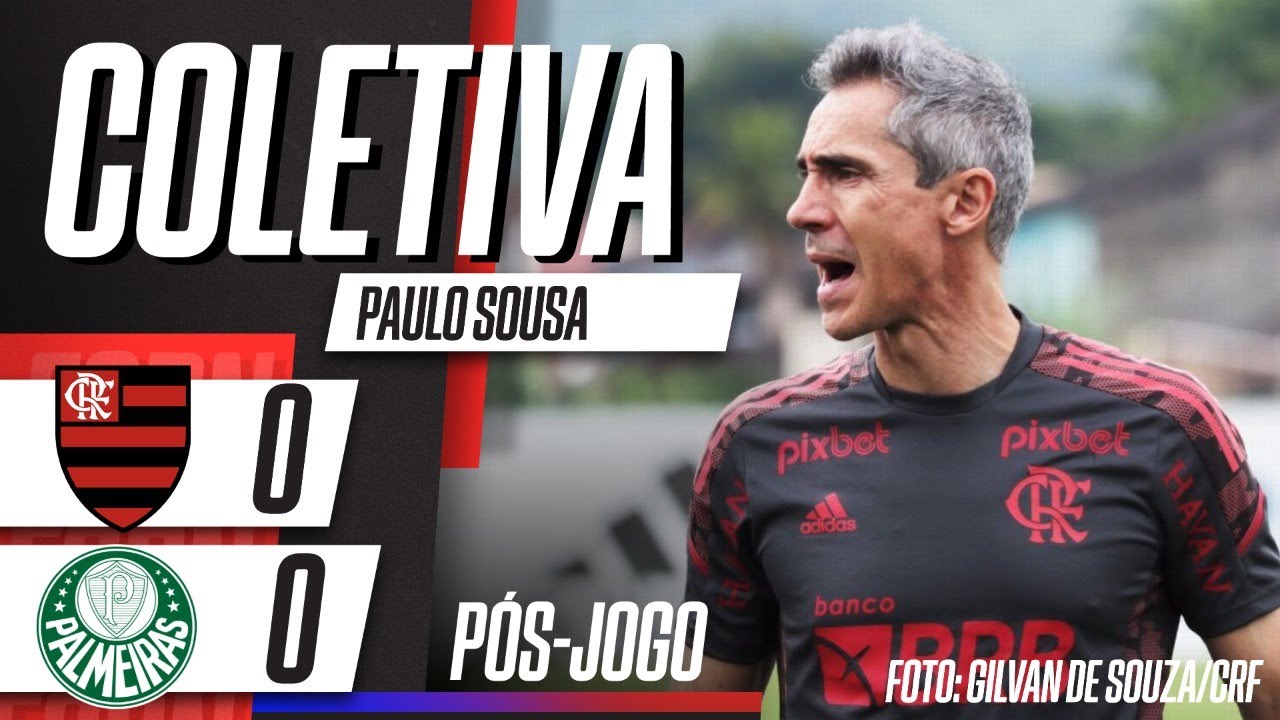 Paulo Sousa AO VIVO – Coletiva pós-jogo – Flamengo 0 x 0 Palmeiras