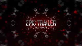 Epic Trailer Titles 1 After Effects Templates
