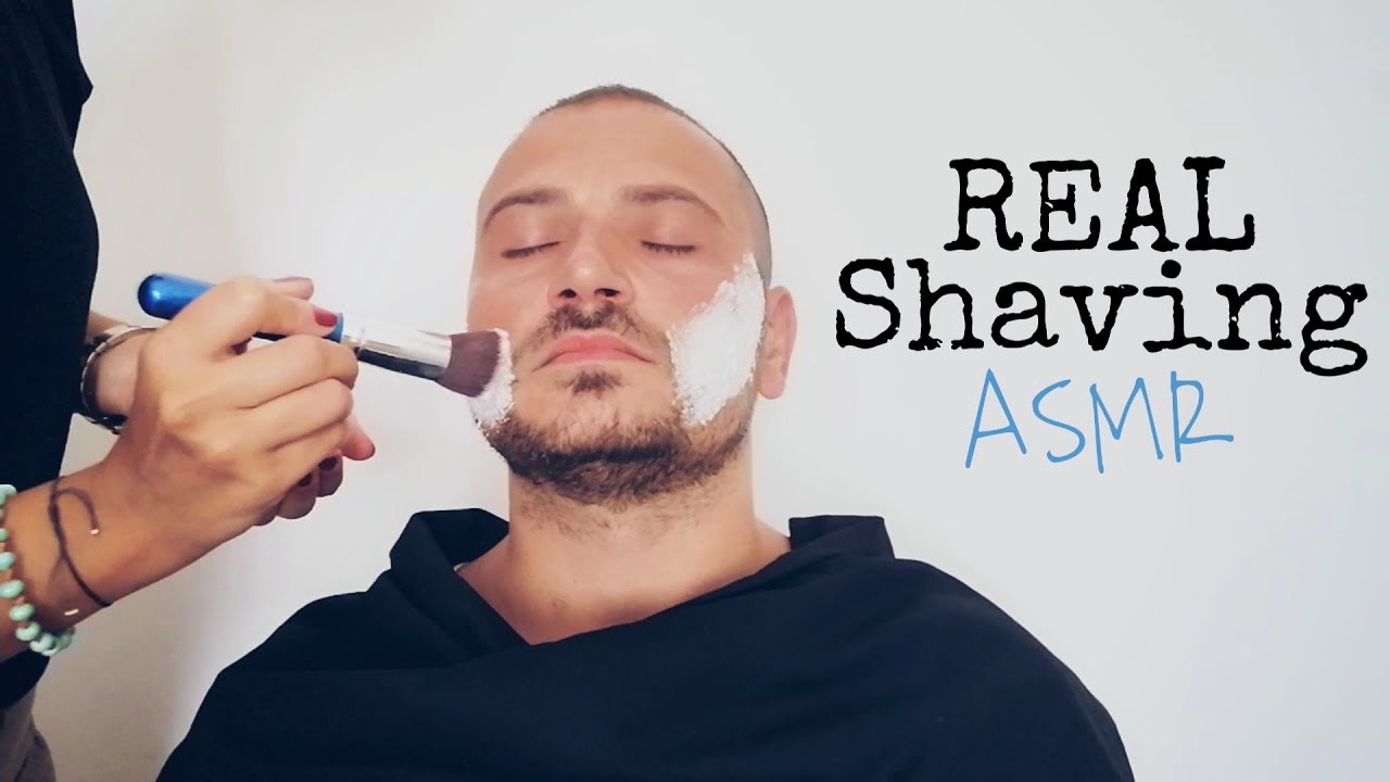 asmr ita TI SISTEMO LA BARBA! Barber Shop Realistic Roleplay