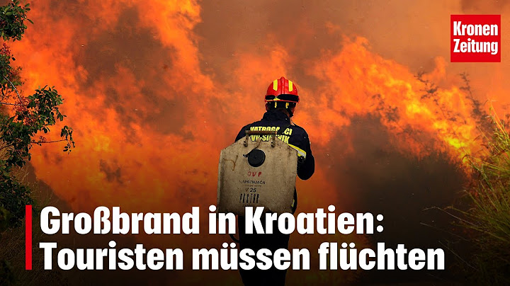 Feuerwehr „überfordert“: Touristen müssen flüchten | krone.tv NEWS