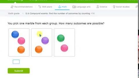Compound events: find the number of outcomes by counting  - FDE | Sir Abid | IXL Skill (Urdu)