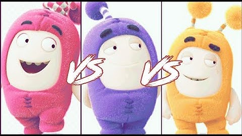 oddbods | Newt vs Jeff vs Slick oddbods turbo run | kids PlayGames