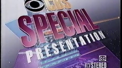 CBS Special Presentation Intro (1992)