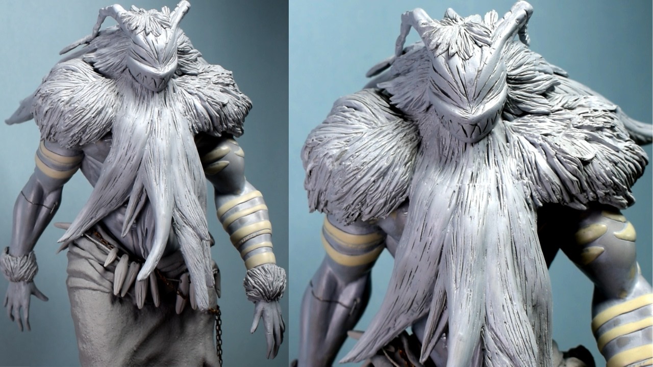 Sculpting  Qual   /  Sōso no Frieren / クヴァール  の  フィギュアを作ってみた『  葬送のフリーレン』