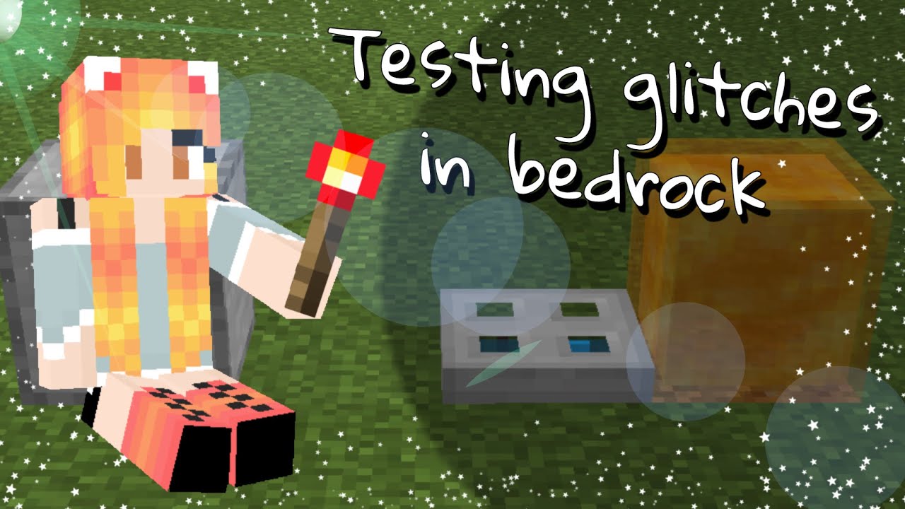 Testing popular glitches in Bedrock edition MINECRAFT - YouTube