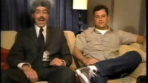 2003 Jimmy Kimmel Live Series Premier Bump with George Clooney and Coldplay - Aired January 26, 2003