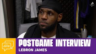 Lakers Postgame: LeBron James (1/15/20)