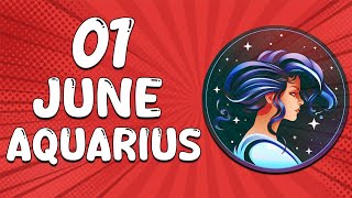 😰 WARNING🚨SOMETHING IS COOKING❌ AQUARIUS ♒ June 1, 2024 ♒ HOROSCOPE FOR TODAY