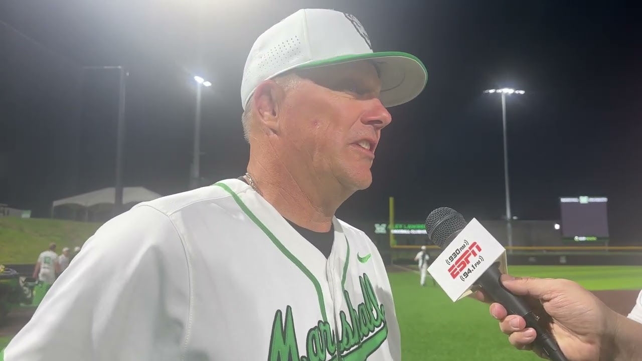Image related to Marshall Baseball - Ethan Murdoch/Head Coach Greg Beals (Post-Morehead State Game 1)