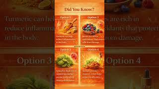 Did You Know? 4 Powerful Superfoods for Health | Turmeric, Berries, Spinach &amp; Almonds Benefits