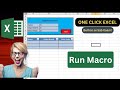 How to Create a Button & Run Macro in Excel | Excel Macro Button Tutorial for Beginners