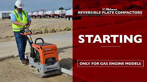 MQ Mikasa Reversible Plate Compactor Operation Overview