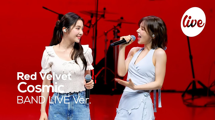 [4K] Red Velvet(레드벨벳) “Cosmic” Band LIVE Concert 레드벨벳 좋아하길 잘했다❤ [it’s KPOP LIVE 잇츠라이브]