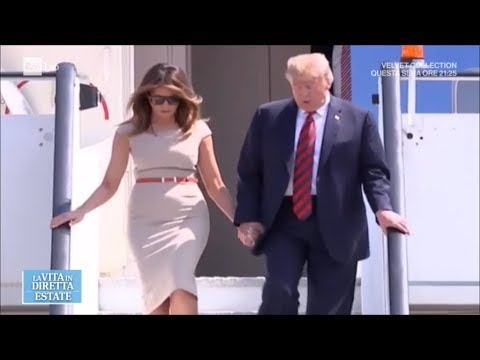 Video: L'aspetto Di Melania Trump In Europa