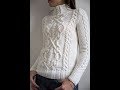 Модные Белые Женские Пуловеры Спицами - 2019 / Trendy White Women's Pullovers Knitting