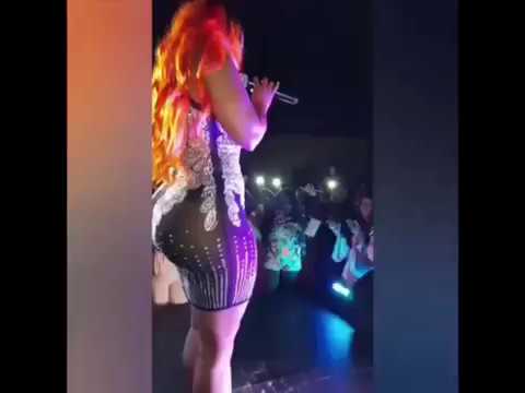 Yanique 'Curvy Diva' Barrett rocks on stage