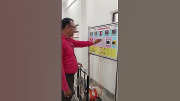 synchronous motor connection with panel start and running